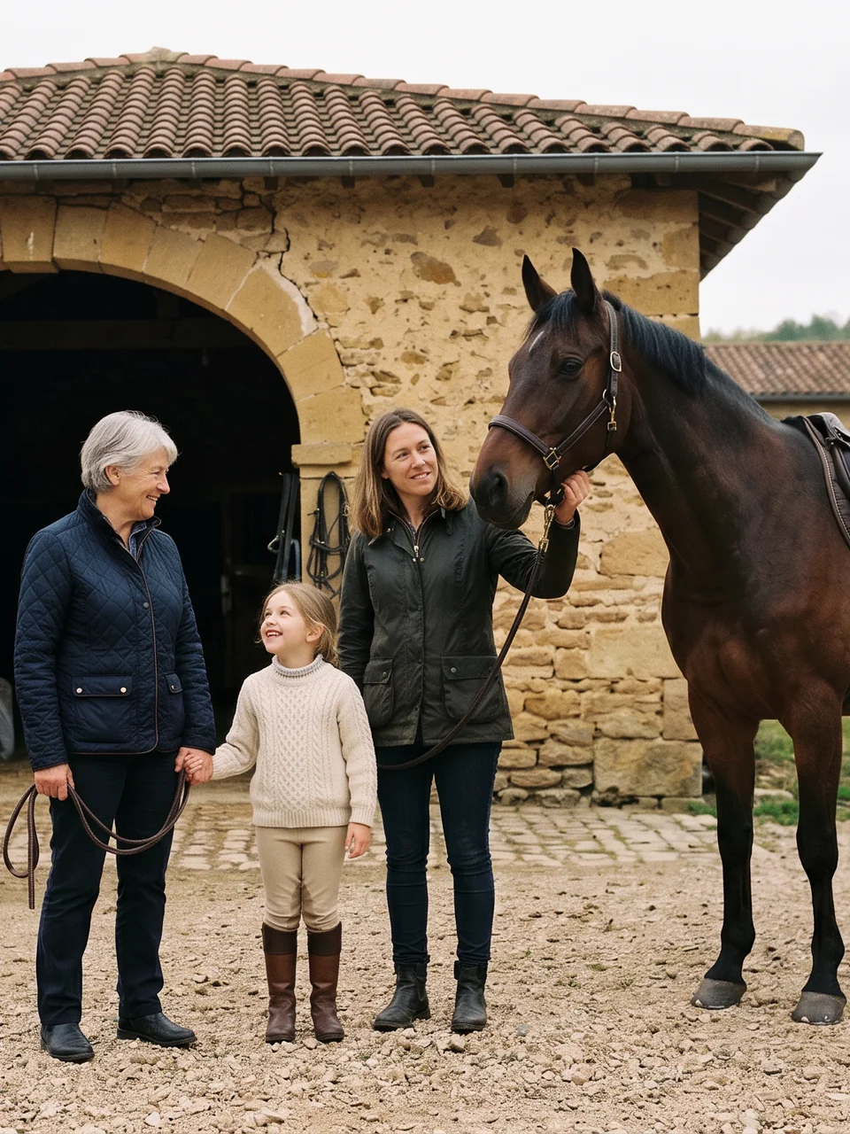 L'équipe, Jum'en Délice, centre équestre à Fillière